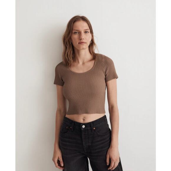Ottoman Crop Sweater Tee - Picture 5 of 5